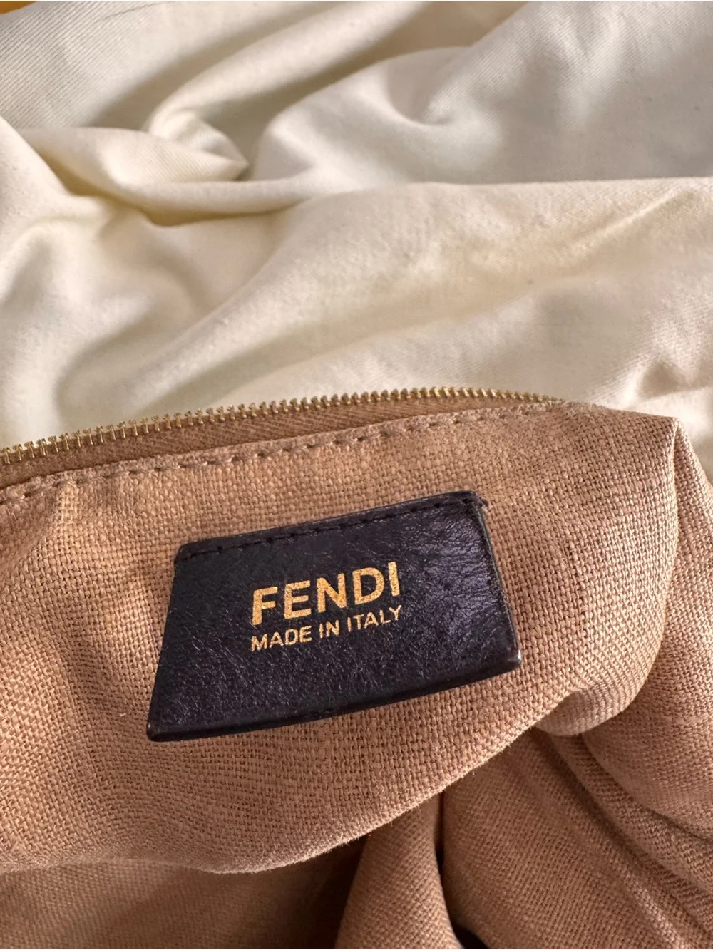 Fendi Brown and Black Striped Hobo Bag - Picture 13 of 15